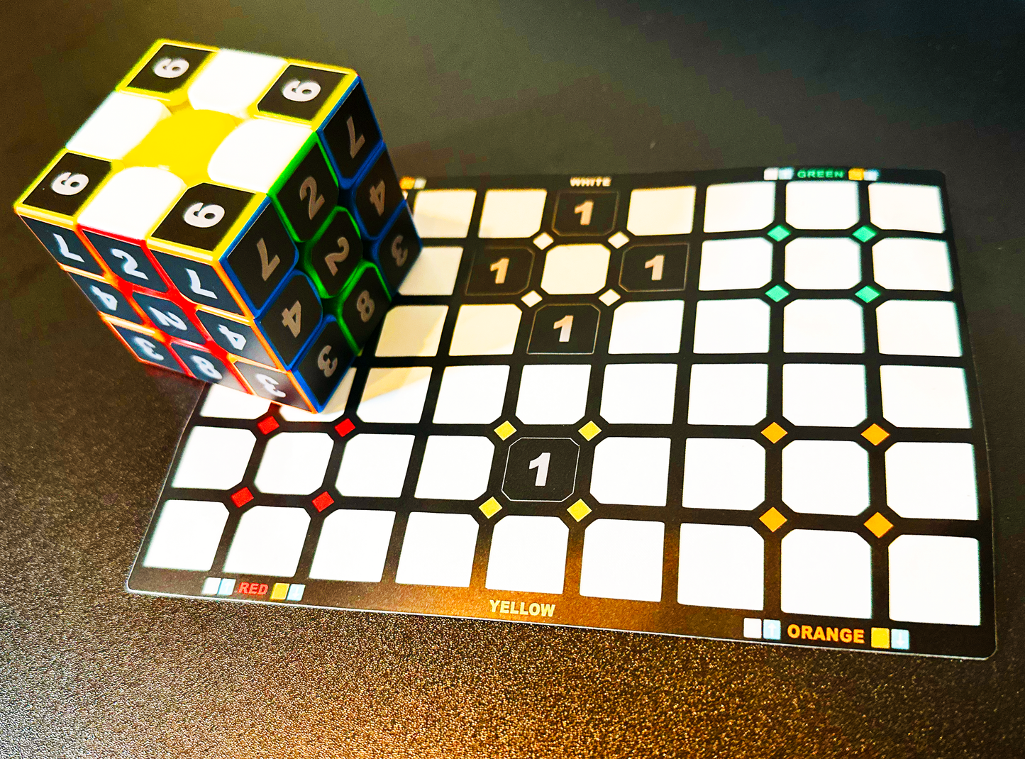 Coach Cube Stickers for the Rubik's Cube (FREE SHIPPING)