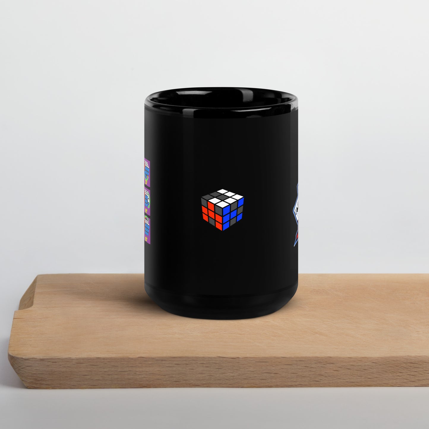 Rubik's Cube Move Notations - Black Glossy Mug