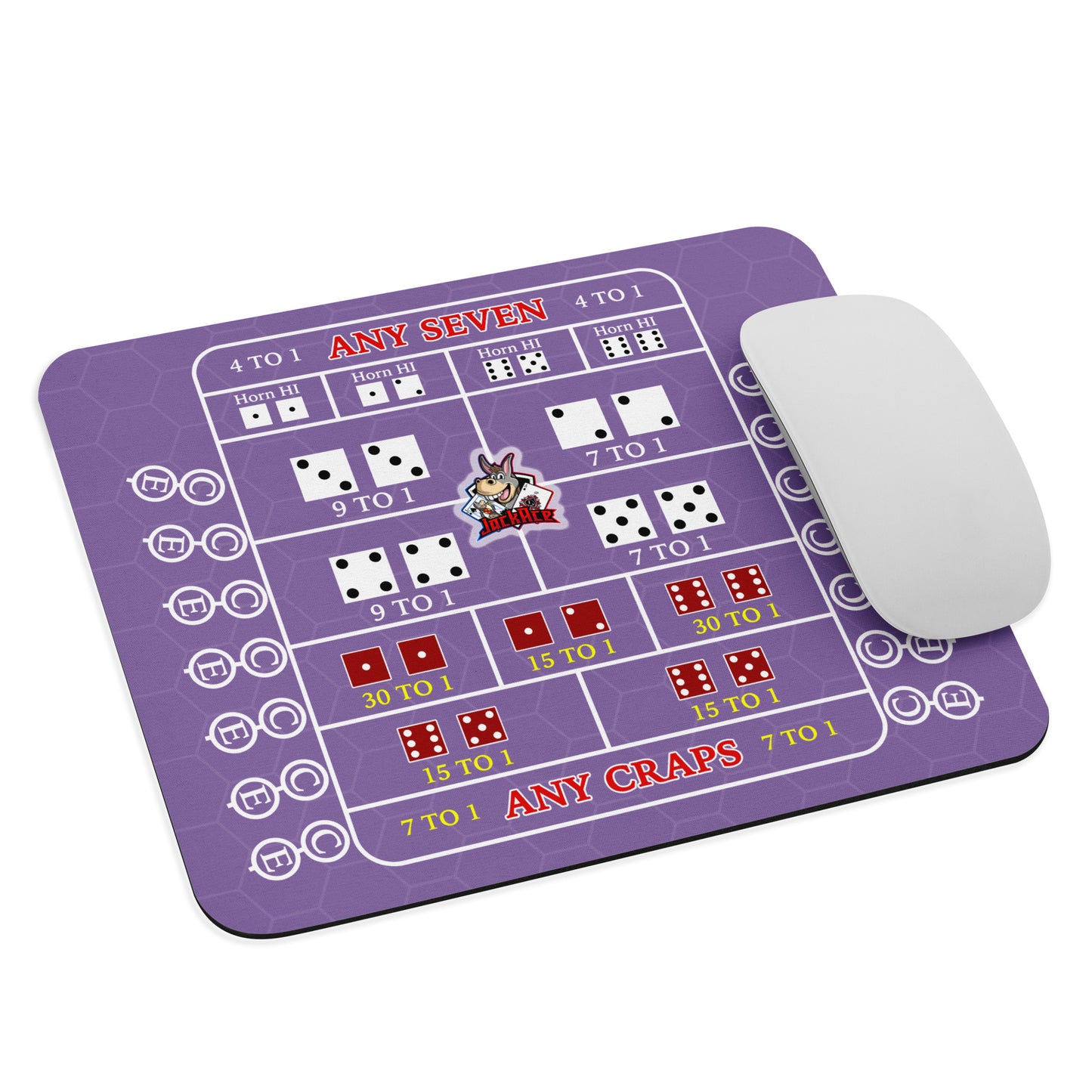 Craps Hardways (Purple) - Mouse pad