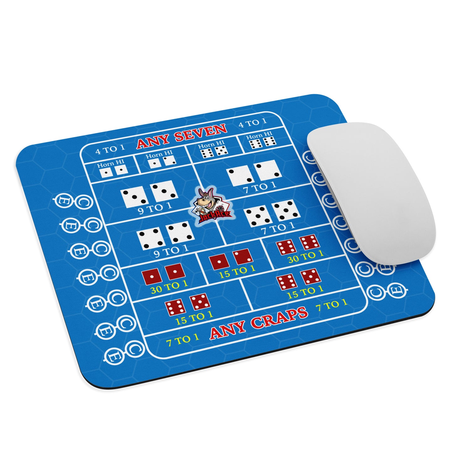 Craps Hardways (Blue) - Mouse pad