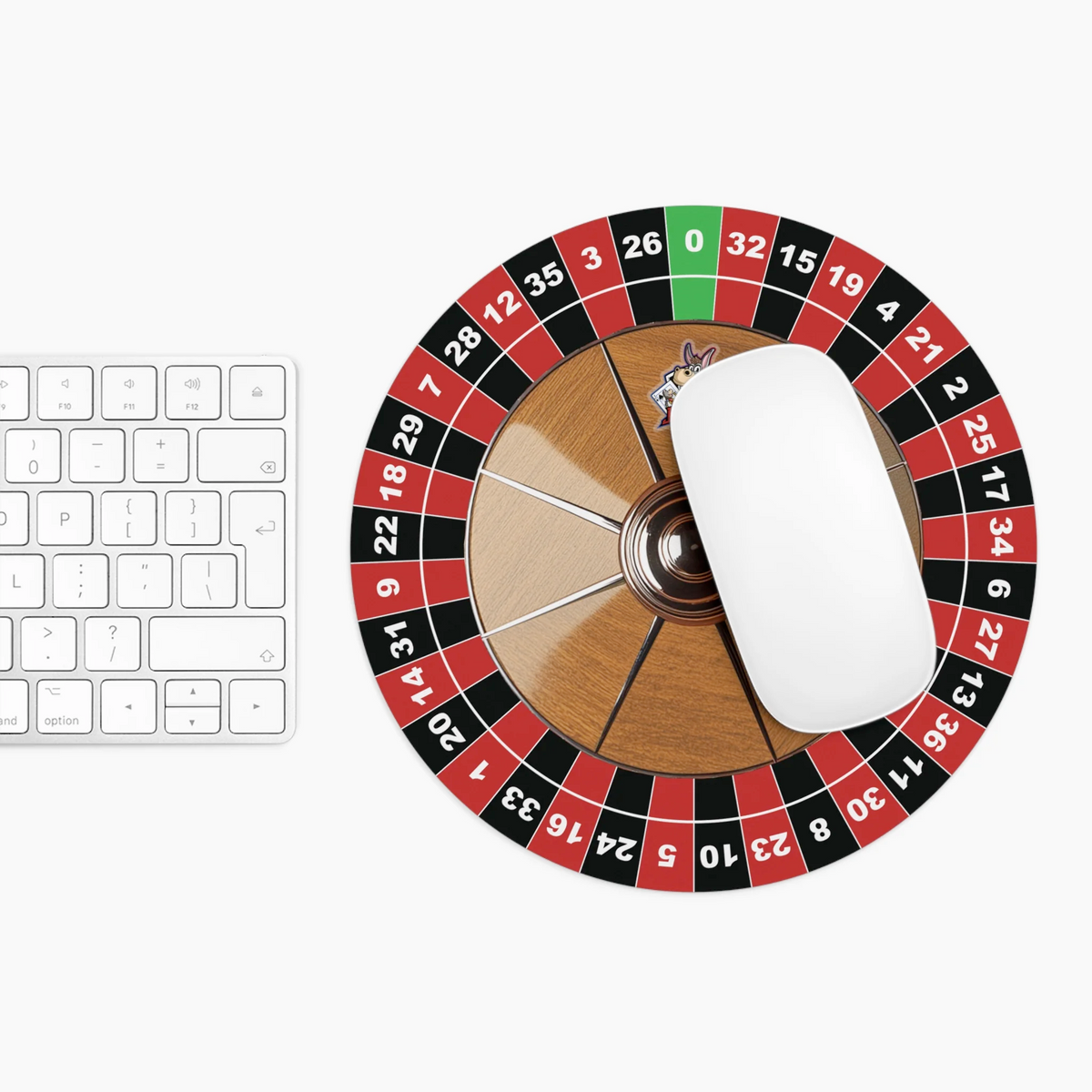 Single Zero Roulette Wheel - Mouse Pad (8