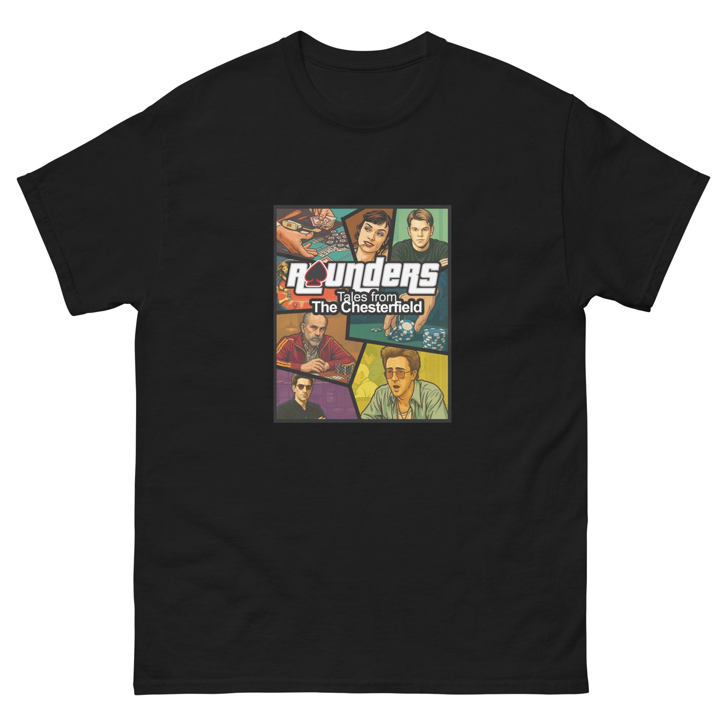 Rounders Box Cover Art - Unisex Heavy Cotton Tee