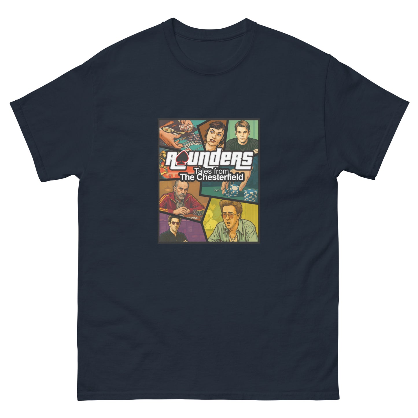 Rounders Box Cover Art - Unisex Heavy Cotton Tee