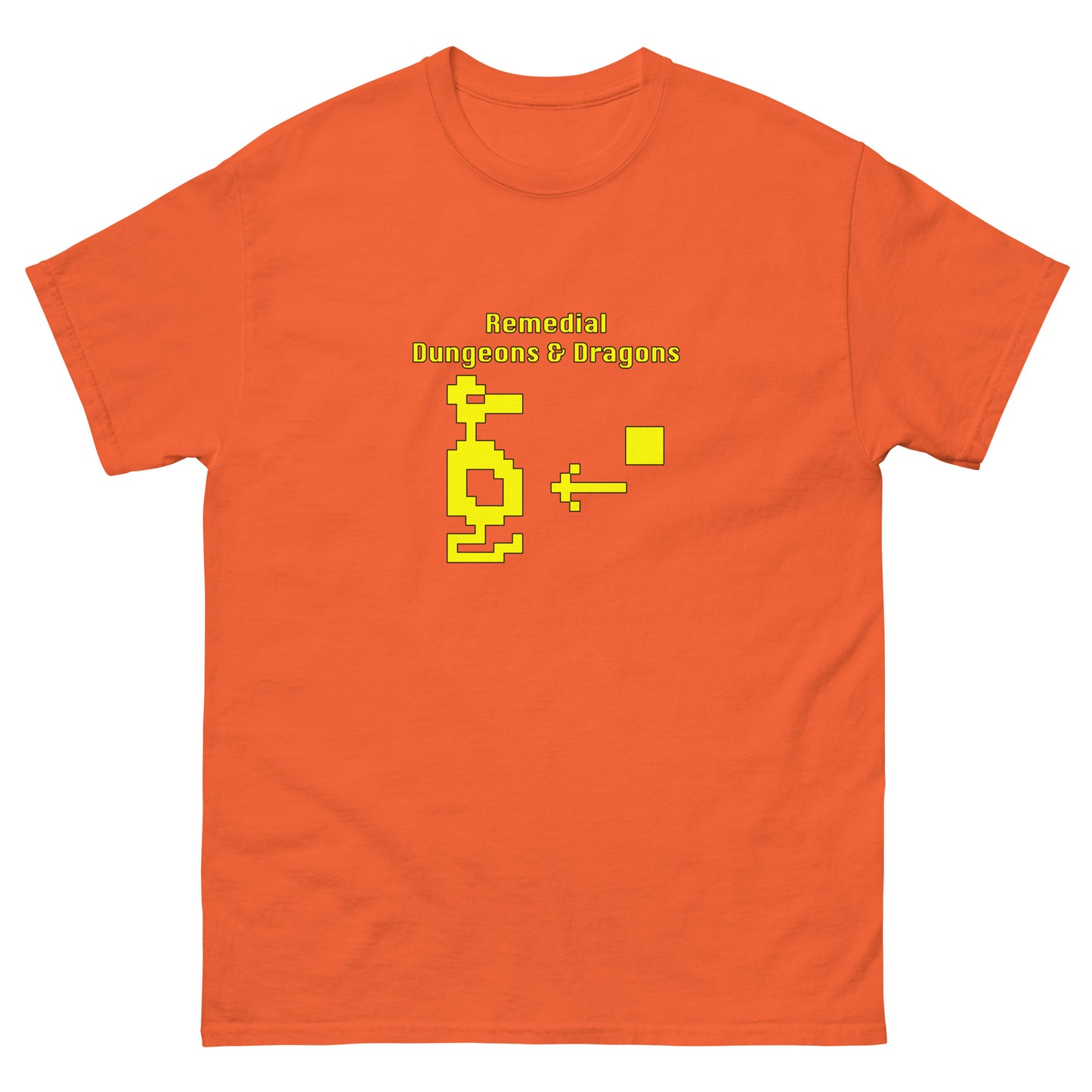 Remedial Dungeons & Dragons (ATARI Adventure) - Unisex classic tee