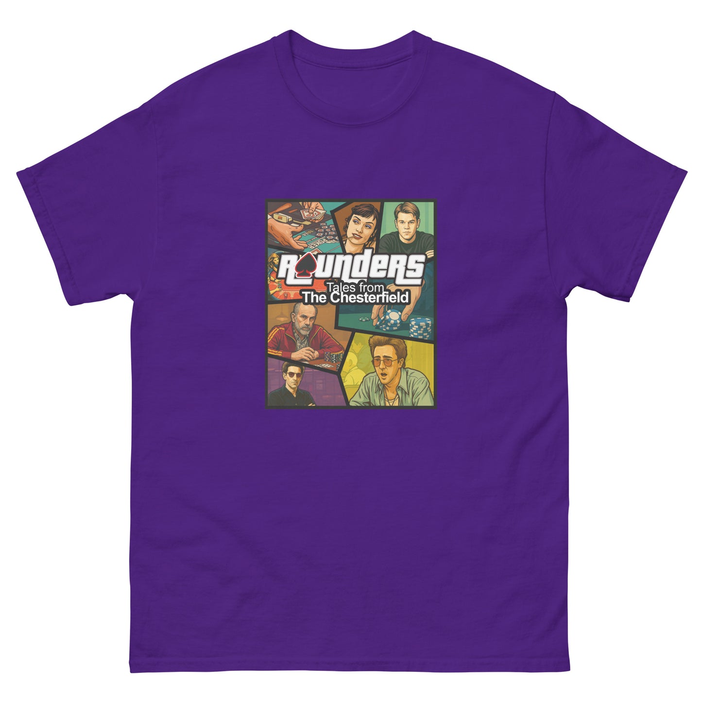 Rounders Box Cover Art - Unisex Heavy Cotton Tee