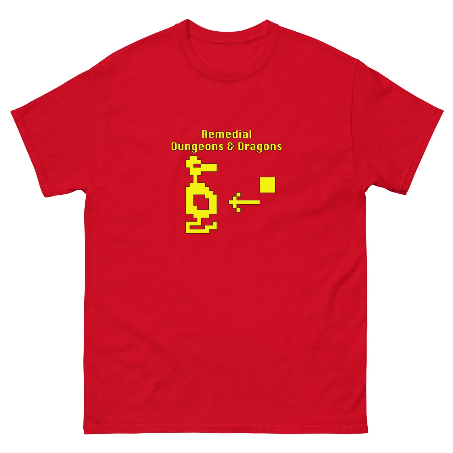 Remedial Dungeons & Dragons (ATARI Adventure) - Unisex classic tee