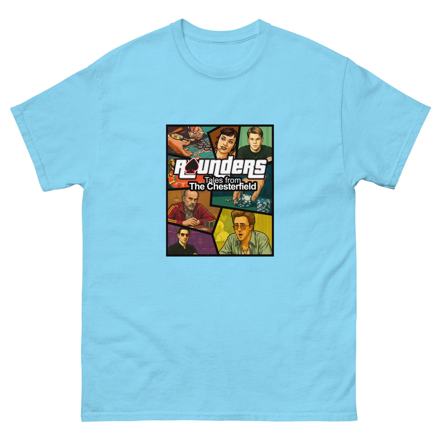 Rounders Box Cover Art - Unisex Heavy Cotton Tee