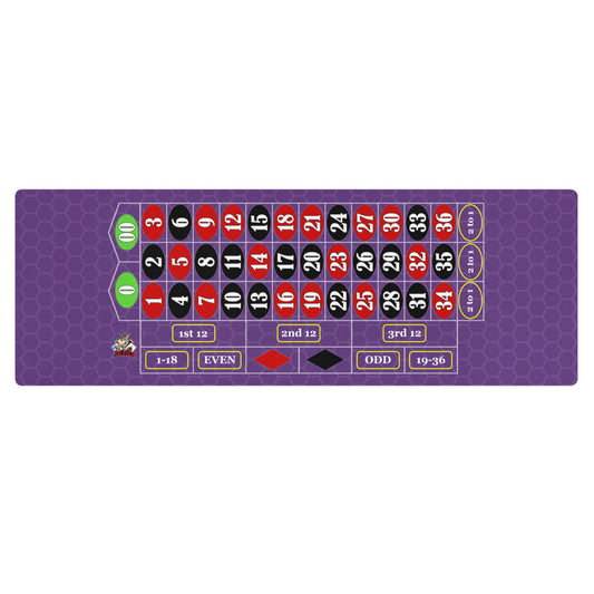 Roulette Double Zero (Purple) - Yoga mat